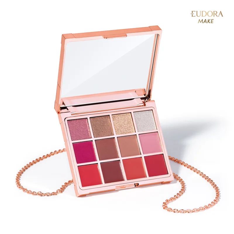 PALETA MULTIFUNCIONAL CLUTCH METALS ROS� EUDORA MAKE 10G
